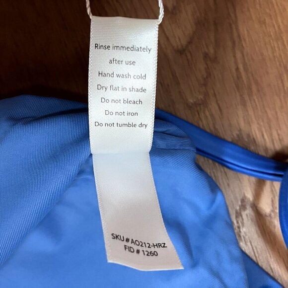 Andie NWT The Santorini One Piece Blue Size M - Picture 8 of 8